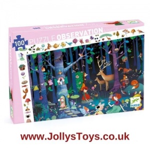 Enchanted Forest 100-Piece Jigsaw Puzzle